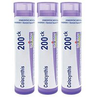 Boiron Colocynthis 200ck, 80 pellets, homeopathic Medicine for Abdominal Cramps Improved by Bending Over, 3 Count