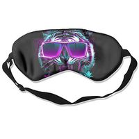 Silk Sleeping Mask Eye Sunglasses Animal Cool Lightweight Soft Adjustable Strap Blindfold For Night's Sleep Nap Travel Eyeshade Men And Women