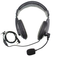 Noise cancell Handsfree Over Ear Two Way Radios Headphones PTT and Vox Headset with Soft Earmuffs Earphone
