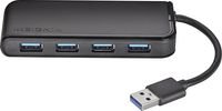 InsigniaTM - 4-Port USB 3.0 Hub - Black