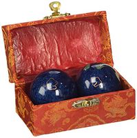 Blue Panda Chinese Metal Health Exercise Stress Balls, Massage Balls, 1.65 In...