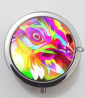 BlackKey Different Animals 3-Compartment Decorative Pocket Gift Box Case Organizer for Pill, Color 1 -1913