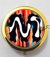 BlackKey Letter M 3-Compartment Decorative Pocket Gift Box Case Organizer for Pill, Color 2 -1392