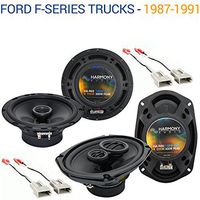 Compatible with Ford F-Series Truck 1987-1991 Factory Speaker Replacement Harmony Speakers New