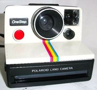 Polaroid One Step Rainbow Camera