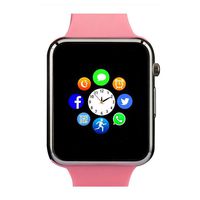 Smart Watch Phone Smartwatch with Camera Pedometer Call Text SNS Sync SIM Card Slot TF Card Music Player Alarm Compatible with Android and IPhone (Partial Functions) for Women Girls Kids Teens (Pink)