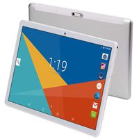 Tablet 10 Inch (10.1"),Android 8.1,4GB RAM,64GB Disk,GPS,WiFi,USB,1280X800 IPS Screen,Octa Core CPU,2+8 MP Camera Computer PC (Silver)