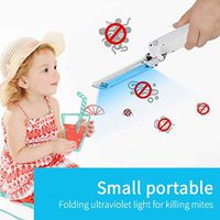 Inverlee Advanced LED UV Disinfection Lamp Home Travel Foldable Handheld Portable (as shown)