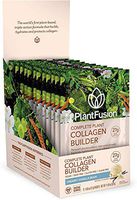PlantFusion Collagen Builder|Complete Plant Based Peptides Protein Powder|Vegan Collagen Supplement for Anti-Aging, Skin Hydration, Joint Support & Healthy Hair,Gluten-Free,Non-GMO, Vanilla,12 Packs