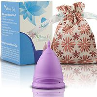 Athena Menstrual Cups Period Cup - One Pack | Regular Flow | Solid Purple Size 2 Large | A Softer Menstruation Cup Made for Easier Periods | Excellent Tampon and Pad Alternative