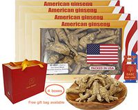 DOL Hand-Selected American Wisconsin Farmed Ginseng Root | Whole Branch 美國威斯康辛州西洋參/花旗參 禮盒裝 Cultivated Wisconsin American Ginseng 16oz.(113g/Box)