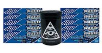 Herb Airtight Container Fresh Kettle with Juicy Jay's Blueberry 1.25 Flavored Hemp Rolling Papers 10 Count DC Crafts Nation- Illuminati