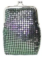 Eclipse Chameleon Luxury Mesh Sequin Cigarette Case Pouch, Coin Purse, 2ct, Kings, 3232