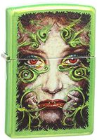 Zippo Filigree Face Design Pocket Lighter, Lurid