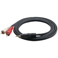 PYLE PRO PCBL42FT6 12-Gauge RCA Male to 3.5mm Male Cable, 6ft Home, garden & living