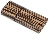Visol Sawyer Zebrawood 60-Gauge 3-Cigar Case