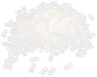 Uxcell Plastic Wire Cable Tie Holder Mount, 4.5mm Wide, 1000 Pcs, White