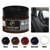 Coedfa Leather Repair Cream for Furniture, Leather Repair Cream Color Repair Paste Shoe Cream Leather Polish Coloring Agent Stain Wax (Black)