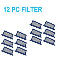 Flurries 👍 12PCS Disposable Ultra-Fine Air Filters Compatible for Philip-s Respironics Dreamstation Series CPAP Machine - Premium Assembly Kit Replacement Supplies (Blue)