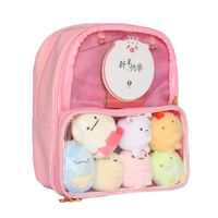 Patty Both Clear Backpack Transparent Ita Bag for Anime Lolita Bag DIY Cosplay(Ita Bag, Pink)