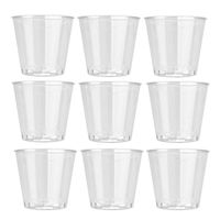 Koolsants 2019 New Clear Plastic Disposable Party Shot Glasses Jelly Cups Tumblers Birthday 30PCS