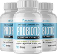 NativePath - Daily Probiotic - 30 Capsules - Easy-to-Swallow - for Digestion & Immune Health - 10 Unique Super Probiotic Strains - 50 Billion CFUs - Maximize Weight Management Efforts