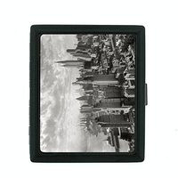 Perfection In Style Metal Cigarette Case Vintage New York Design 001