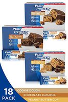 Pure Protein Bars, High Protein, Nutritious Snacks to Support Energy, Low Sugar, Gluten Free, Guilt Free Variety Pack, 18 Pack (80376.0)