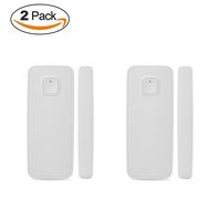 Wireless Door Window Sensor, DZX WiFi Home Security Door Sensor Alarm System with Easy App Control for iOS Android Smartphone with Alexa Echo Google Home Door/Window Contact Sensor no Hub Need