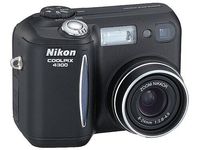 Nikon Coolpix 4300 - Digital camera - compact - 4.0 Mpix - optical zoom: 3 x - supported memory: CF - black