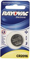 Rayovac KECR2016-1C Lithium Keyless Entry Battery 2016 Size, 6-Pack
