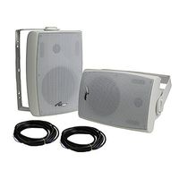 Audiopipe Bluetooth 6.5" (Pair) indoor/outdoor weatherproof loud speaker