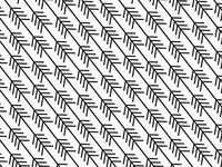 Kinetic Arrow Black on White Print Design Gift Grade Tissue Paper Sheets - 15" x 20" Choose Package Amount (144)