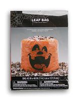 Retail Jack oLantern Pumpkin Face Leaf Bag (Goofy)