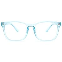 Livho Blue Light Blocking Glasses, Computer Reading/Gaming/TV/Phones Glasses for Women Men,Anti Eyestrain & UV Glare(Clear Blue)