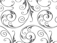 Pack Of 1, 30"X100' Jewel Swirl Frosted Black Classic Print Cello Rolls 1.0 Mil Made In USA