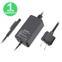 Surface Charger 65W for Microsoft Surface Pro3 Pro4 Pro5 2017, 15V 4A Surface Pro Charger for Models Surface 1706 1800 1735 1736 with USB Charging Port and Power Cord.