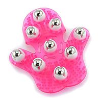 EYX Formula Nine Roller Balls Handheld Massage Brushes Gloves Massager,Back Body Massage Brushes Relaxing Health Care Tool for Men Women.
