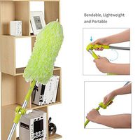Xligo Flexible Microfiber Duster with Extension Pole for Household Electrostatic Dust Cleaning Tools Blinds Duster Bendable Washable