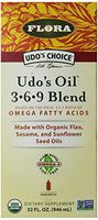 UDOs Choice Oil 3.6.9 Blend in a Glass Bottle