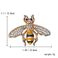 Wholesale Insect Bee Pearl Crystal Rhinestone Enamel Brooch Pin Women Jewelry Daily Popular Creation Party Girls Girl Jewerly Design | Choose Style - 1