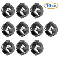 10 Pcs DIY 2 x CR1220 Coin Cell Button Battery Holder Socket by Uptell