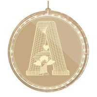 Letter Lights, Alphabet LED Lights USB Decorative Hanging Light Up Light White Plastic String Pendant Light, Perfect for Events Home Bar Festival Birthday Party Wedding Décor (A)