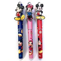 Mickey & Minnie Mouse Red Blue Pink 3PCS Pen Set