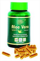 Herbo Natural AyurVedic Aloe Vera Extract Veg Capsules (60 Capsules, 500mg) GMP Certified (Pack of 5)