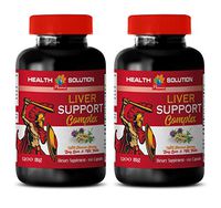 Liver Function Supplements - Liver Support Complex 1200 MG - Dietary Supplement - eleuthero Extract - 2 Bottles 200 Capsules