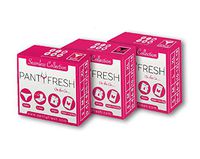 Panty Fresh On-The-Go 4in1 Women's Emergency Kit, Travel Kit- Pocket Size Includes Seamless Underwear, Pantyliner, Fresh Wipe & Wash Bag Ultimate Survival Kit, Feminine Hygiene Sachet First Period Kit