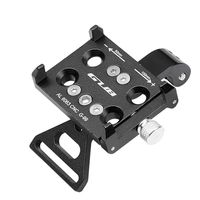 GUB G-99 Aluminum MTB Bicycle Phone Holder Stand Motorcycle Support Motobike GPS Holder for Handlebar Mount Bike Accessories GPS (Black)