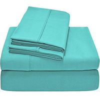 Twin XL Sheet Set, Twin Extra Long, 3-Piece Ultra-Soft Premium Bed Sheets /Turquoise
