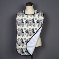 Sailboats at Sea Adult Bib - Covered with Care